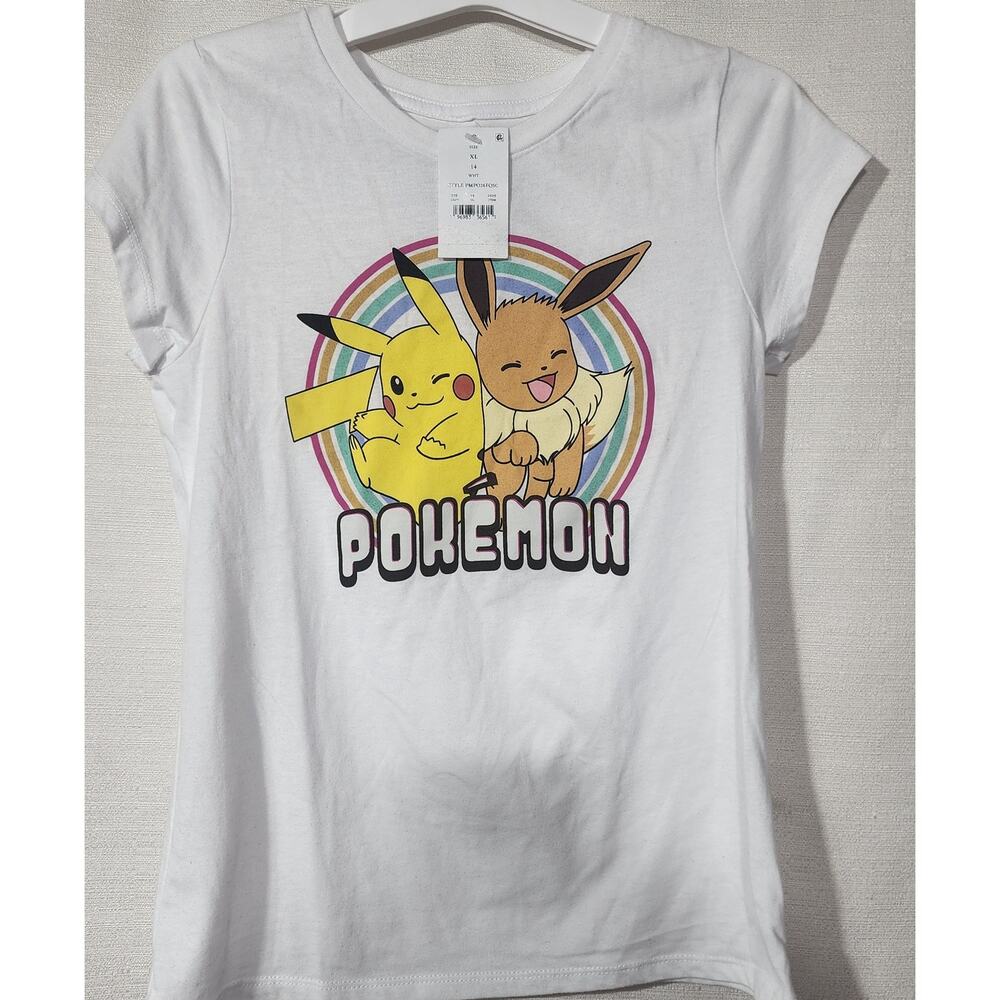 Pokémon Pikachu and Eevee girls XL shirt 14